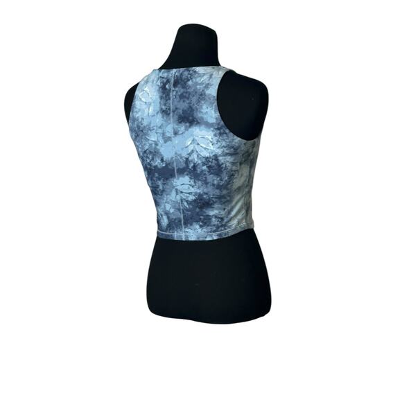 Old navy blue tie dye active duo tank top size Small - Picture 7 of 9